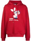 Mostly Heard Rarely Seen 8-bit Going Into The New Year Hoodie In Red
