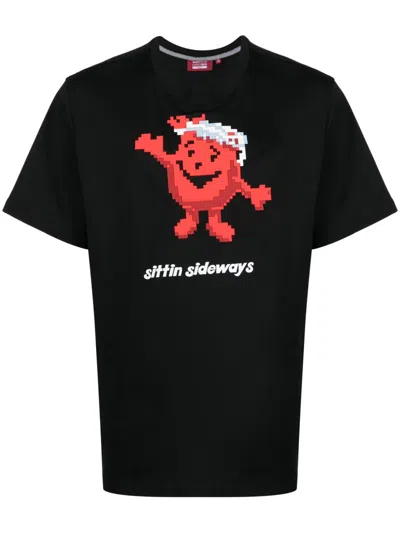 Mostly Heard Rarely Seen 8-bit Graphic-print Cotton T-shirt In Black