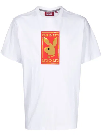 Mostly Heard Rarely Seen 8-bit T-shirt Mit Grafischem Print In White