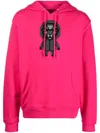 Mostly Heard Rarely Seen 8-bit Head Master Hoodie In Pink