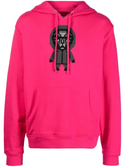 Mostly Heard Rarely Seen 8-bit Head Master Hoodie In Pink