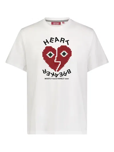 Mostly Heard Rarely Seen 8-bit Heart Breaker T-shirt In White