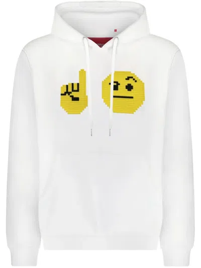 Mostly Heard Rarely Seen 8-bit Hold Up Hoodie In White
