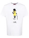 Mostly Heard Rarely Seen 8-bit I Spy Cotton T-shirt In White