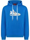 Mostly Heard Rarely Seen 8-bit Industry Hoodie In Blue
