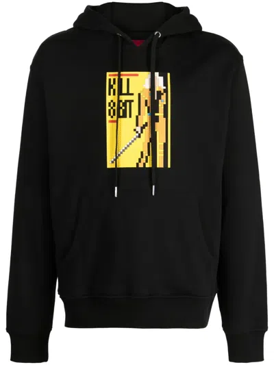 Mostly Heard Rarely Seen 8-bit Kill 8bit Graphic-print Cotton Hoodie In Black