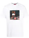 Mostly Heard Rarely Seen 8-bit Knock Out Cotton T-shirt In White