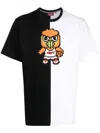 Mostly Heard Rarely Seen 8-bit Miami Split T-shirt In Black