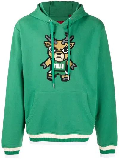 Mostly Heard Rarely Seen 8-bit Milwaukee Graphic Hoodie In Grün