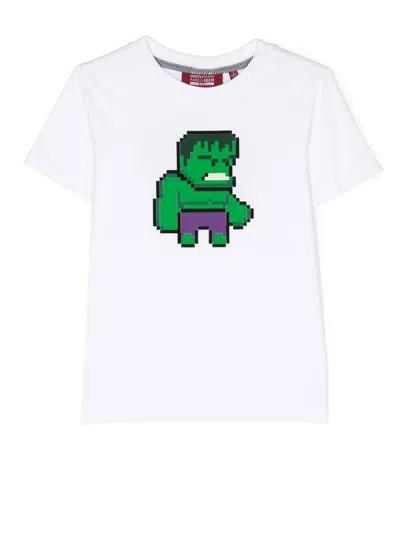 Mostly Heard Rarely Seen 8-bit Kids' Mini Aargh T-shirt In White