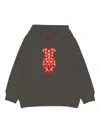 Mostly Heard Rarely Seen 8-bit Mini Bear-print Hoodie In Grey