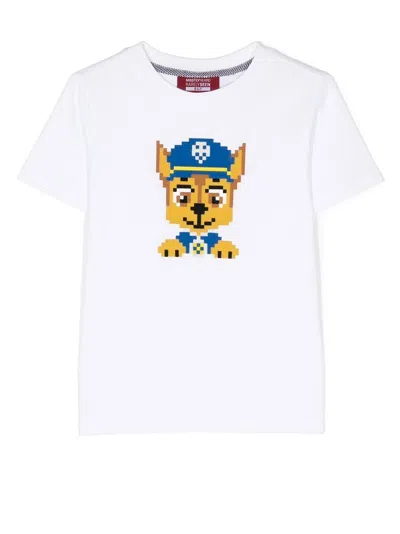 Mostly Heard Rarely Seen 8-bit Kids' Mini Police Puppy T-shirt In White