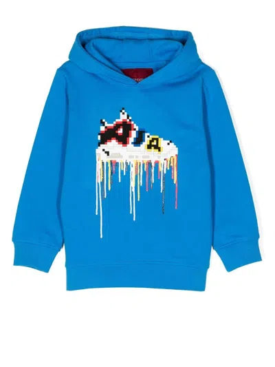 Mostly Heard Rarely Seen 8-bit Kids' Mini Prism Air Hoodie In Blau