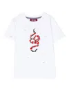 Mostly Heard Rarely Seen 8-bit Mini Snake Years T-shirt In White