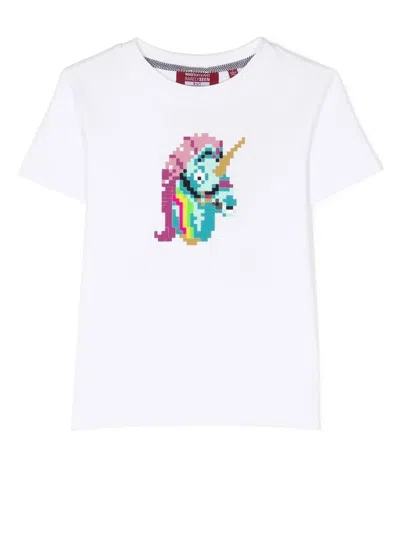 Mostly Heard Rarely Seen 8-bit Kids' Mini Unicorn T-shirt In White