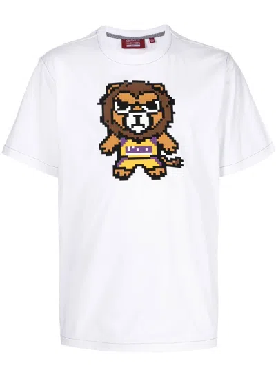 Mostly Heard Rarely Seen 8-bit Motif-print T-shirt In Weiss