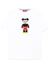 Mostly Heard Rarely Seen 8-bit Mouse-bear T-shirt In White