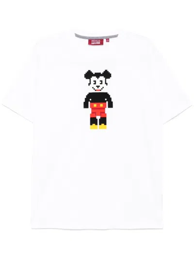 Mostly Heard Rarely Seen 8-bit Mouse-bear T-shirt In White