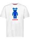 Mostly Heard Rarely Seen 8-bit Munchies 8-bit Appliqué Cotton T-shirt In 白色