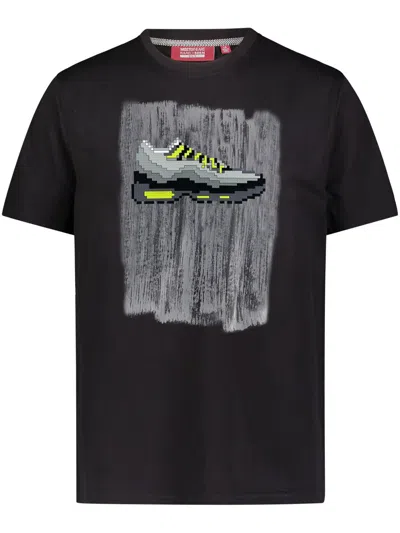 Mostly Heard Rarely Seen 8-bit Og Lime Cotton T-shirt In Black