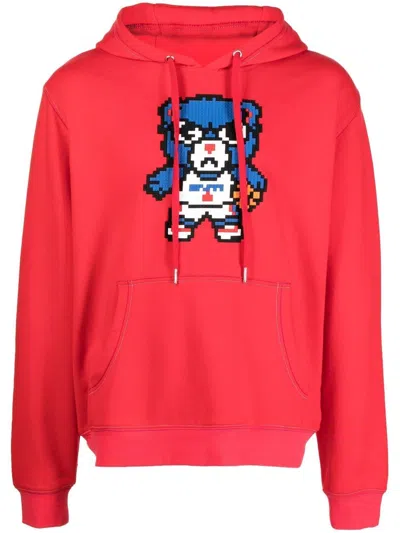 Mostly Heard Rarely Seen 8-bit Philadelphia Graphic-print Hoodie In Red