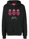 Mostly Heard Rarely Seen 8-bit Pink Trio Hoodie Mit Kordelzug In Black