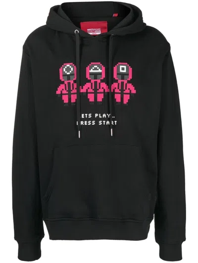 Mostly Heard Rarely Seen 8-bit Pink Trio Hoodie Mit Kordelzug In Black