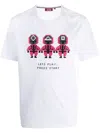 Mostly Heard Rarely Seen 8-bit Pink Trio T-shirt In White
