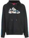 Mostly Heard Rarely Seen 8-bit Pixelated Sneaker Hoodie In Black