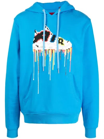 Mostly Heard Rarely Seen 8-bit Prism Air Hoodie In Blue
