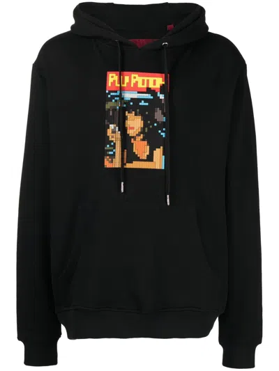 Mostly Heard Rarely Seen 8-bit Pulp Fiction Hoodie In Black