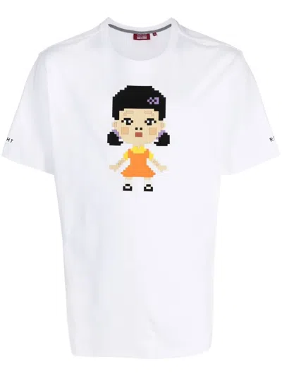 Mostly Heard Rarely Seen 8-bit Red Light Green Light T-shirt In Weiss