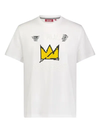 Mostly Heard Rarely Seen 8-bit Ruled The Wold T-shirt In White
