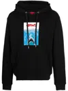 Mostly Heard Rarely Seen 8-bit Sharkbite Hoodie In Black