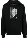 Mostly Heard Rarely Seen 8-bit Silly Theory Graphic-print Cotton Hoodie In Black
