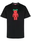 Mostly Heard Rarely Seen 8-bit Slice Of Melon Bear T-shirt In Black
