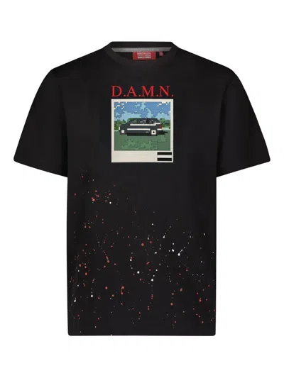 Mostly Heard Rarely Seen 8-bit Slogan-print T-shirt In Black