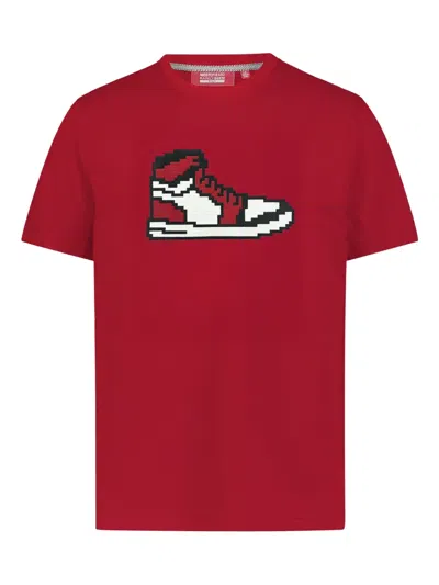 Mostly Heard Rarely Seen 8-bit Sneaker T-shirt In Red