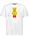 Mostly Heard Rarely Seen 8-bit Streets Chose Me 8-bit Appliqué Cotton T-shirt In 白色