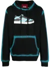 Mostly Heard Rarely Seen 8-bit T & Co Graphic-print Cotton Hoodie In Black