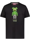 Mostly Heard Rarely Seen 8-bit Talkin' Trash 8-bit Appliqué Cotton T-shirt In 黑色