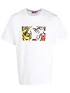 Mostly Heard Rarely Seen 8-bit The Glare Cotton T-shirt In White