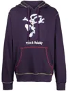 Mostly Heard Rarely Seen 8-bit Trick Daddy Graphic-print Cotton Hoodie In Purple