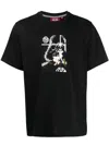 Mostly Heard Rarely Seen 8-bit War In The Stars Cotton T-shirt In Black