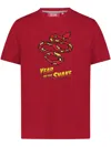 Mostly Heard Rarely Seen 8-bit Year Of The Snake Cotton T-shirt In Red