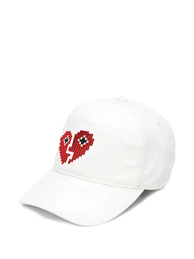 Mostly Heard Rarely Seen 8-bit Heart Breaker Cap In White