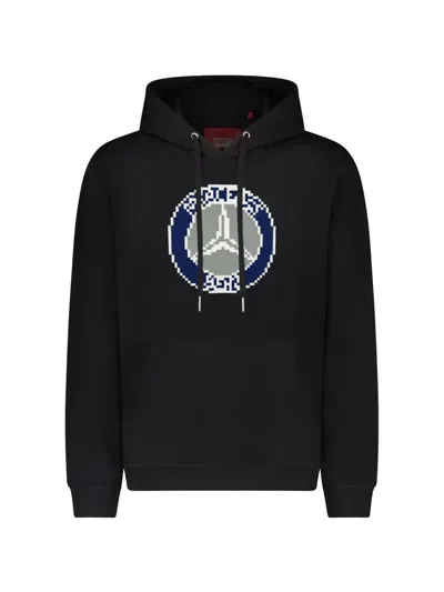 Mostly Heard Rarely Seen 8-bit Printed Hoodie In Black