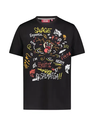 Mostly Heard Rarely Seen 8-bit Printed T-shirt In Black