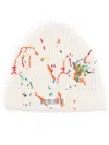 Mostly Heard Rarely Seen Beanie Mit Barcode-detail In White