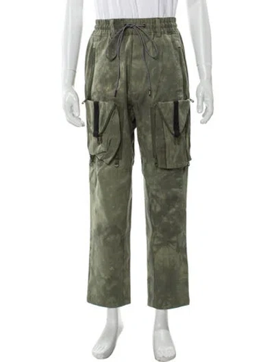 Pre-owned Mostly Heard Rarely Seen Camouflage Print Cargo Pants In Green